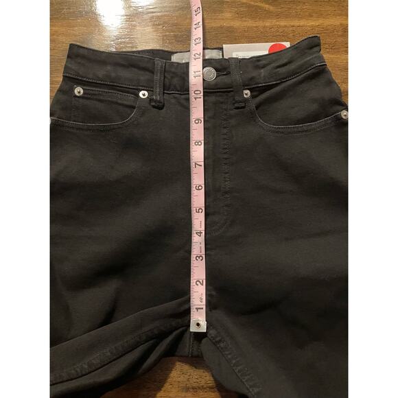 Everlane Women’s 23 Long Curvy Way High Straight Jean Black Organic Cotton - Picture 7 of 9